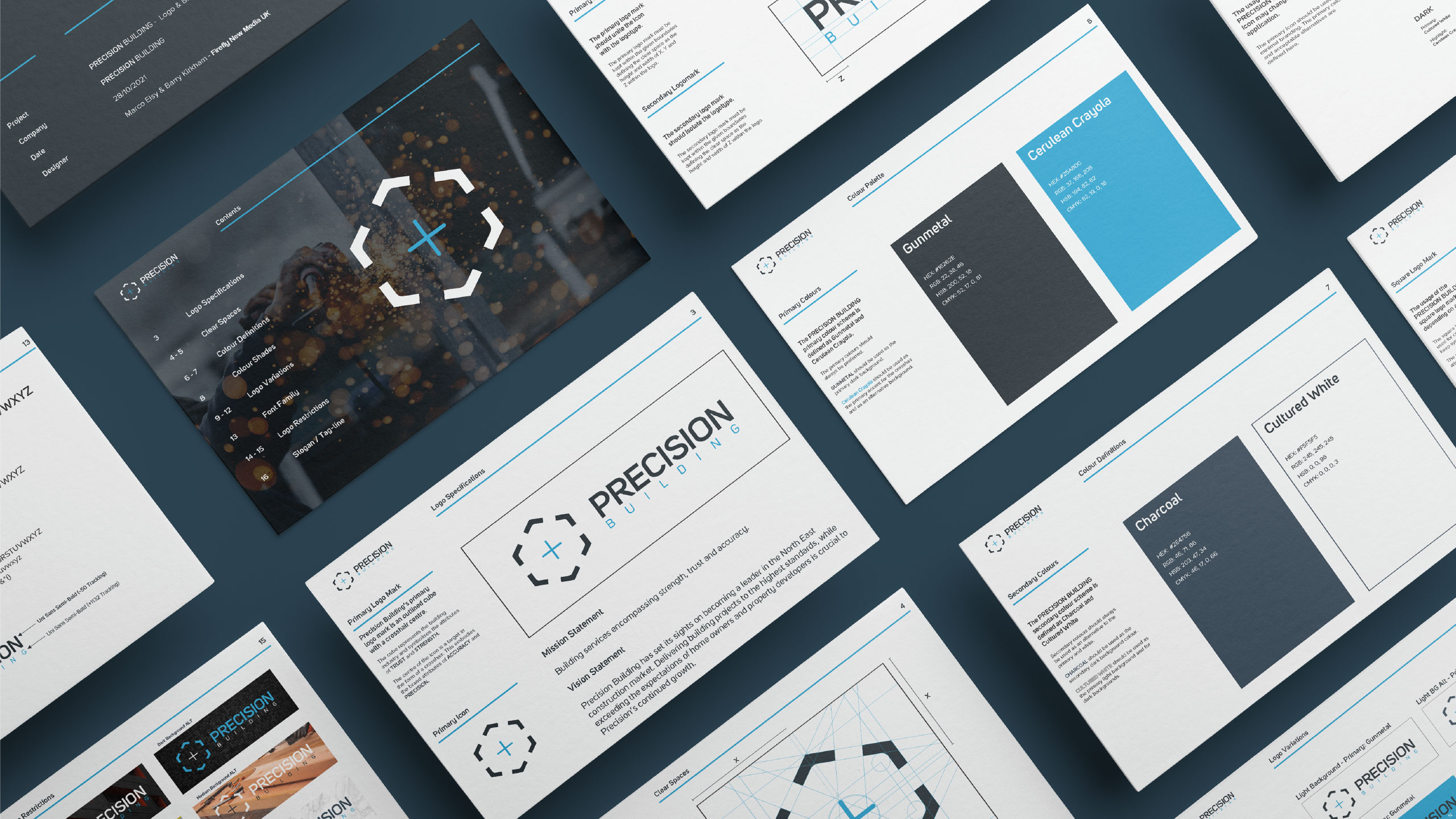 Precision Brand Guidelines created by Firefly.