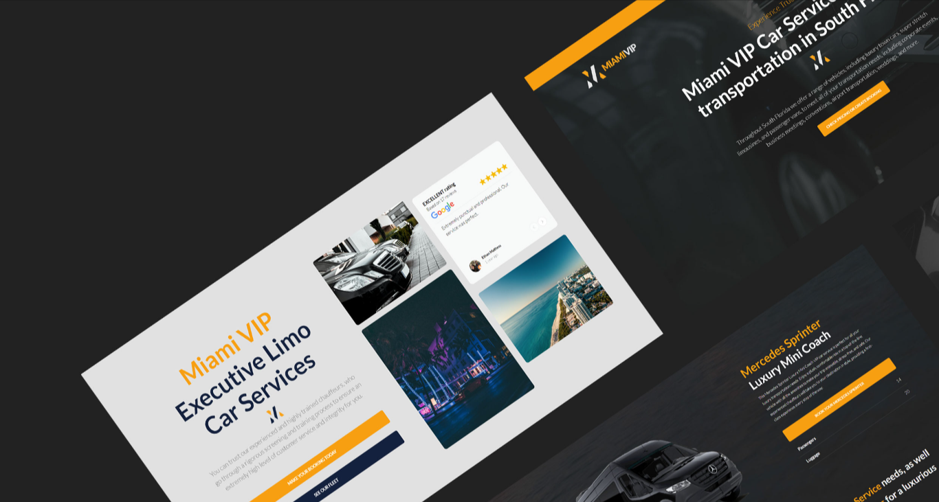 Website Upgrades for Miami-VIP-Executive-Car-Services by Firefly New Media UK